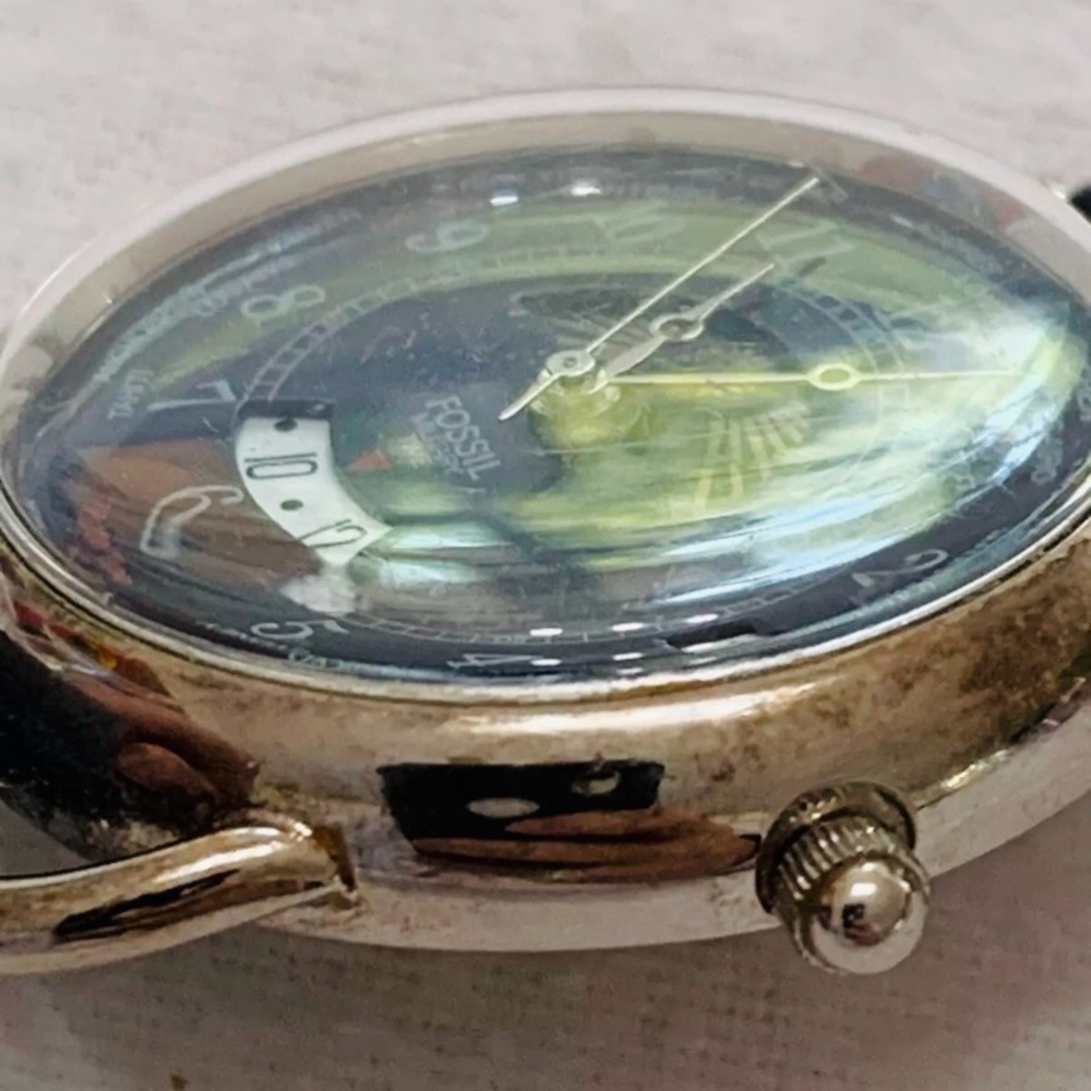 1987 RARE FOSSIL MILITARY WATCH - Picture 3 of 8